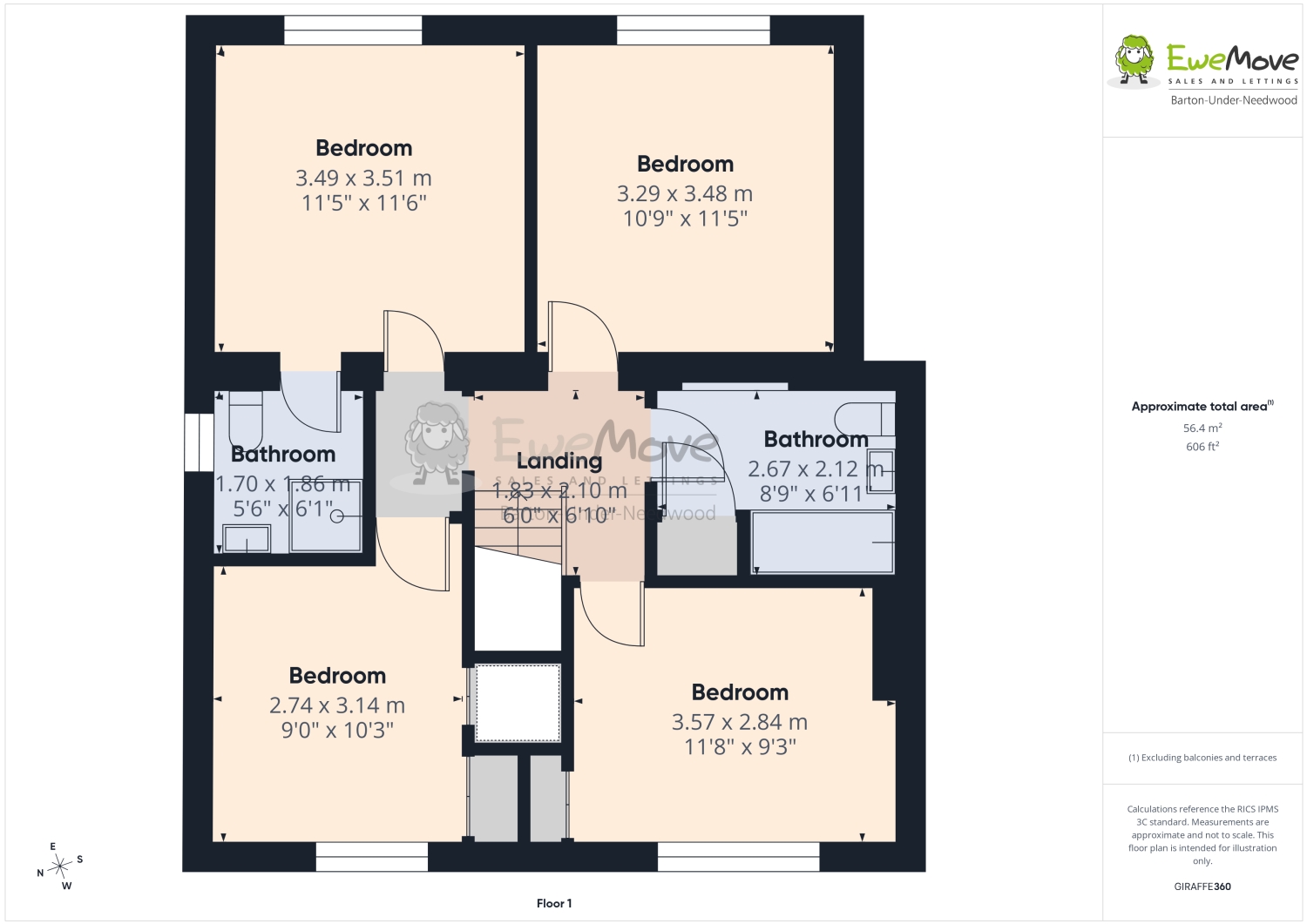 74, Hopley Road, Burton-on-Trent floorplan