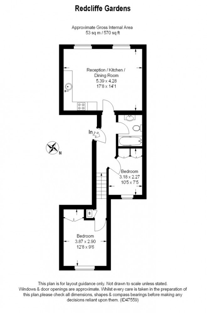2 Bedrooms Flat to rent in Redcliffe Gardens, Chelsea SW10
