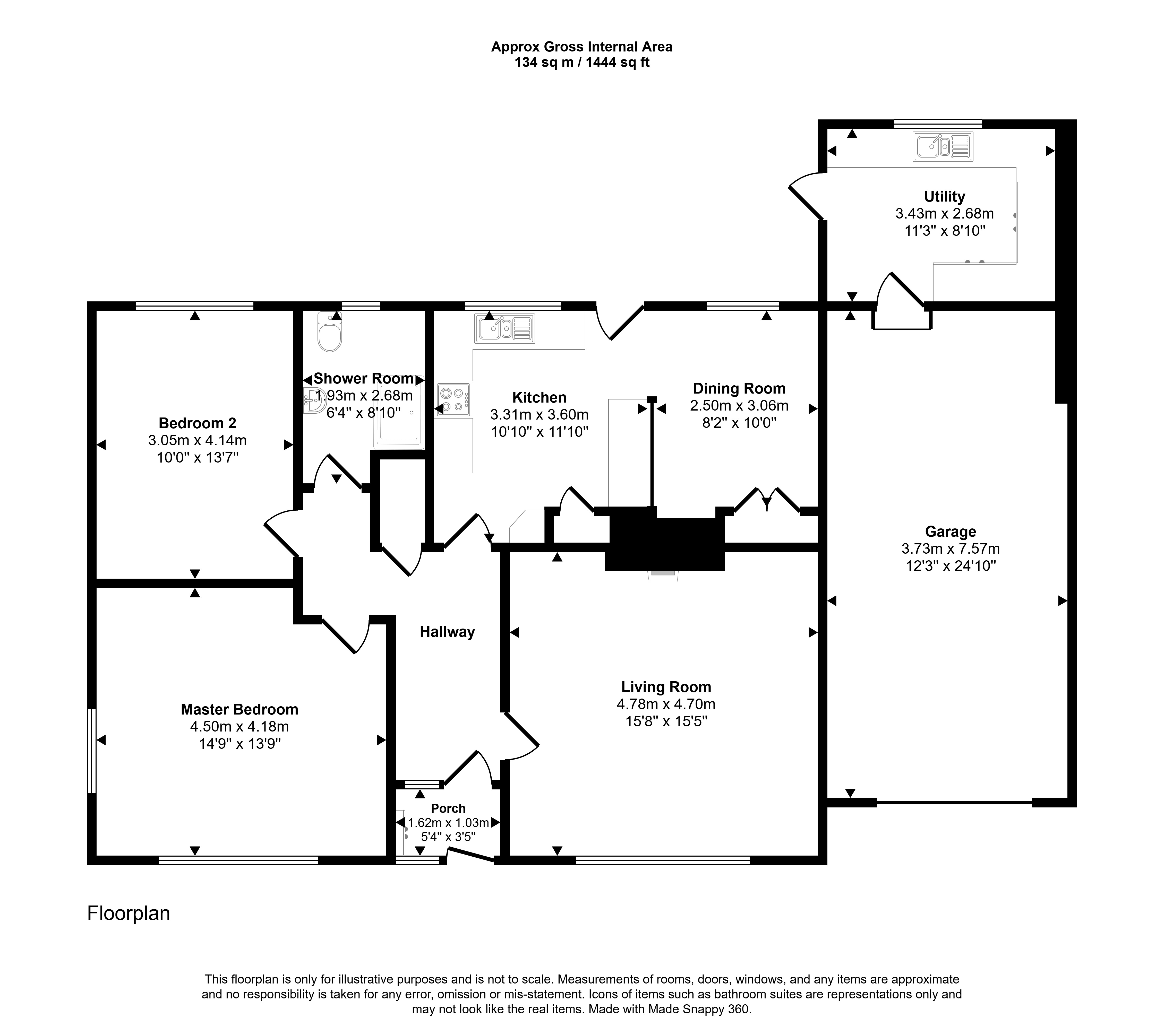 Fjord,, 1 Lynn Park, Kirkwall floorplan