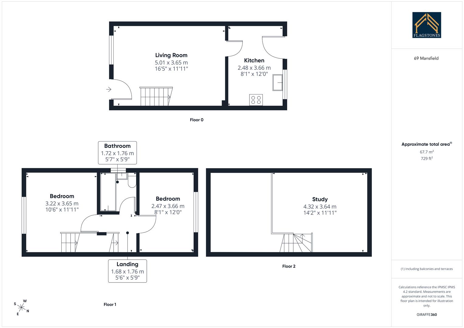 695, Mansfield Road, London floorplan