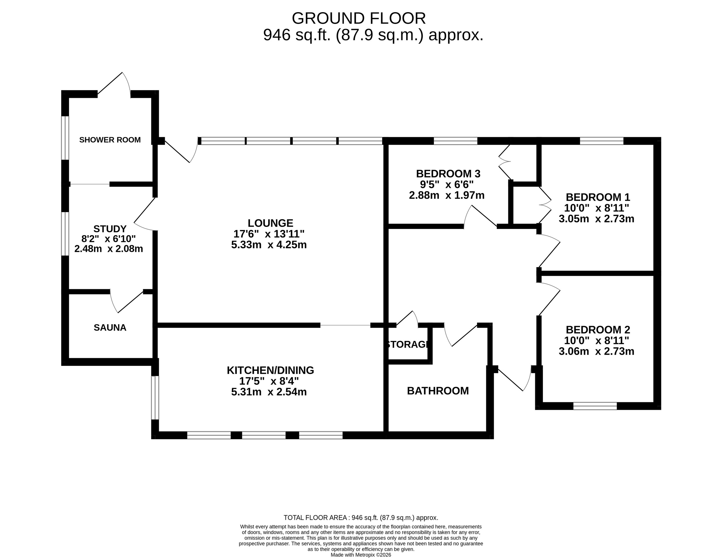 Dunvegan Lodge, Dalmally floorplan
