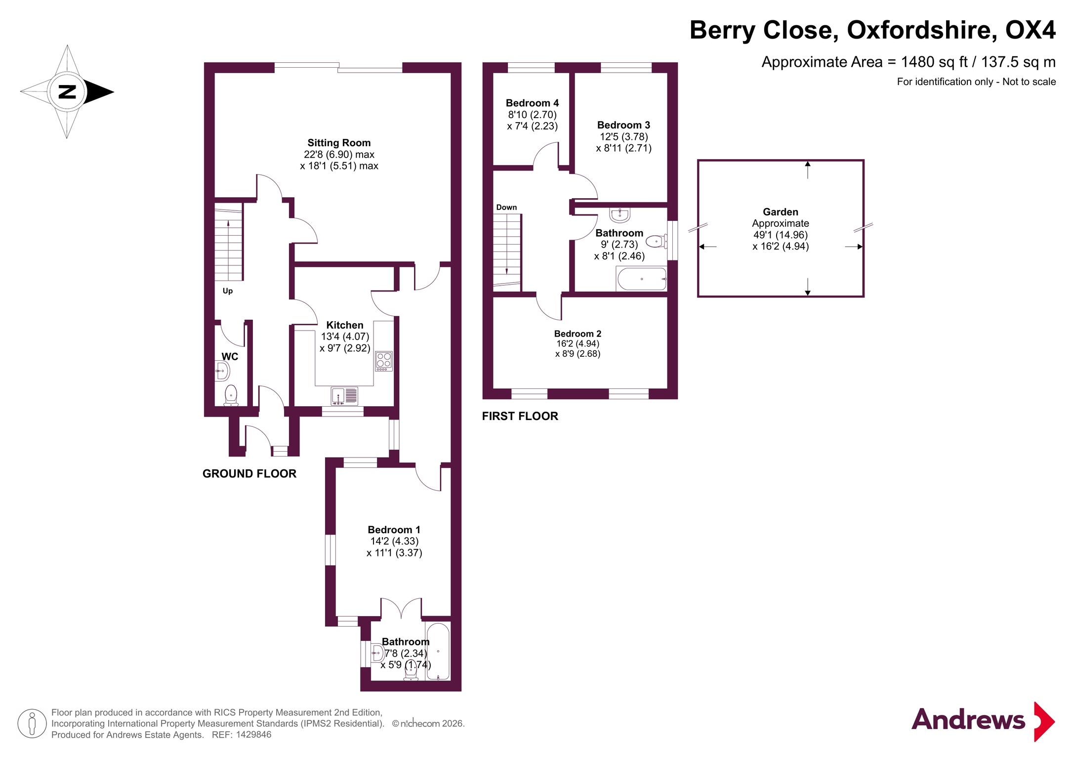 4, Berry Close, Oxfordshire floorplan