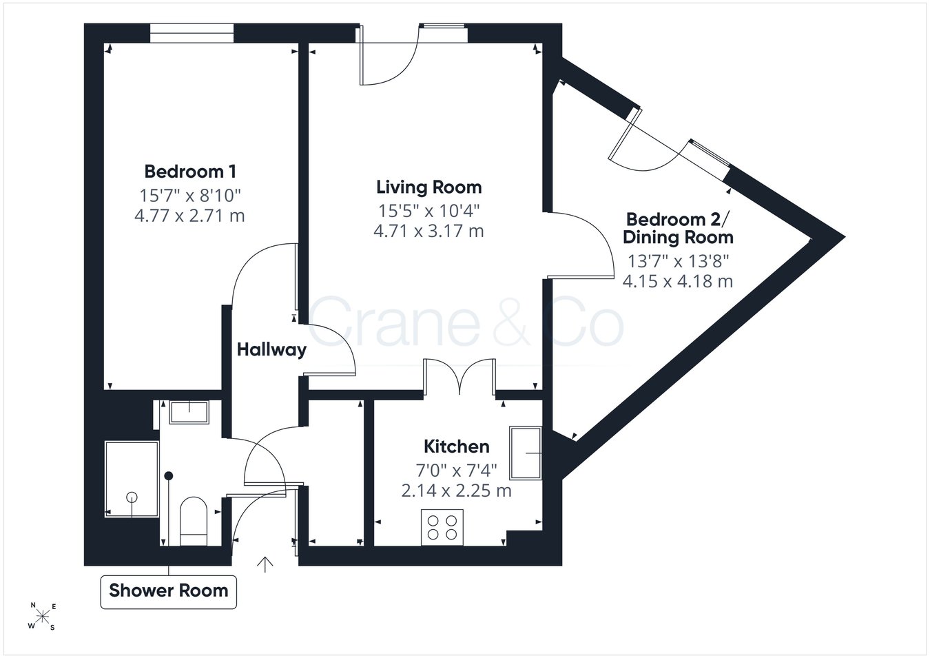 Southdown Court, Bellbanks Road, Hailsham floorplan