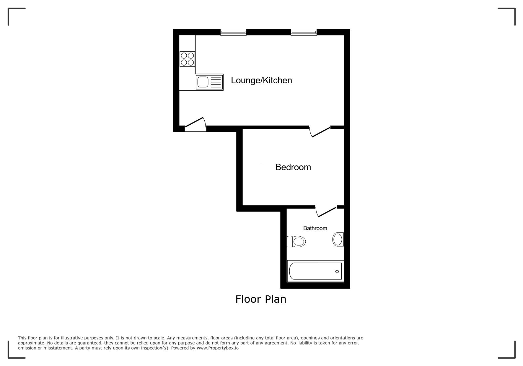 Ground Floor Flat, 39, New North Road, Exeter floorplan