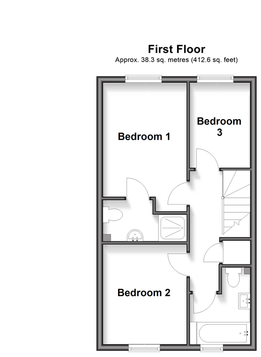 Argus Way, Hythe floorplan