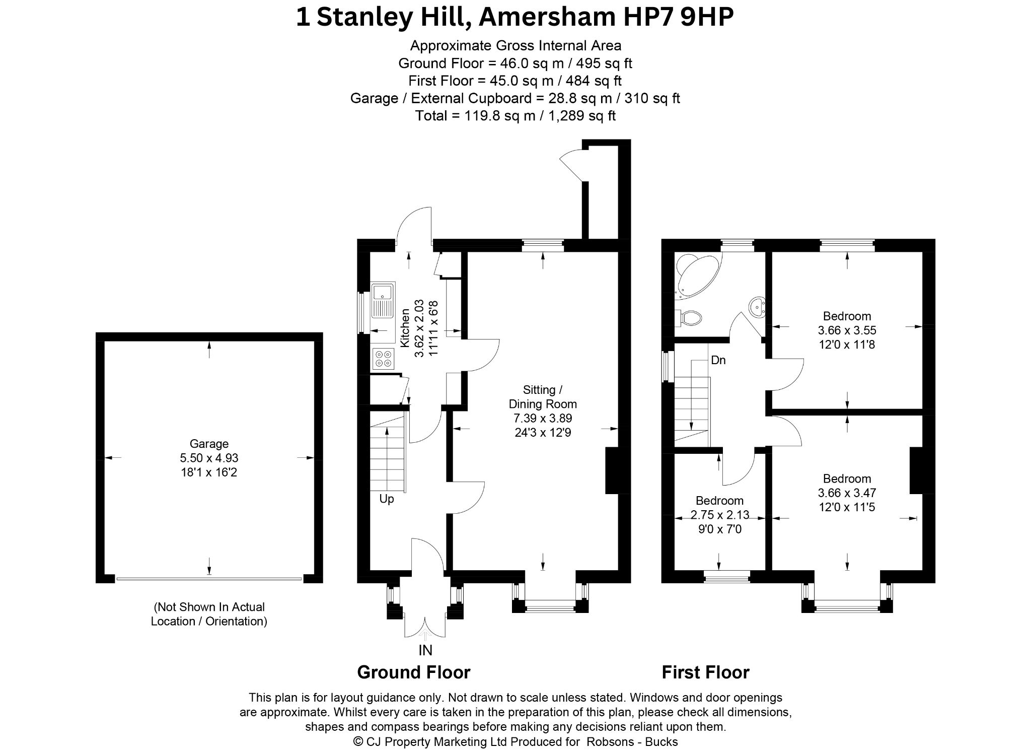1 Stanley Hill, Amersham floorplan