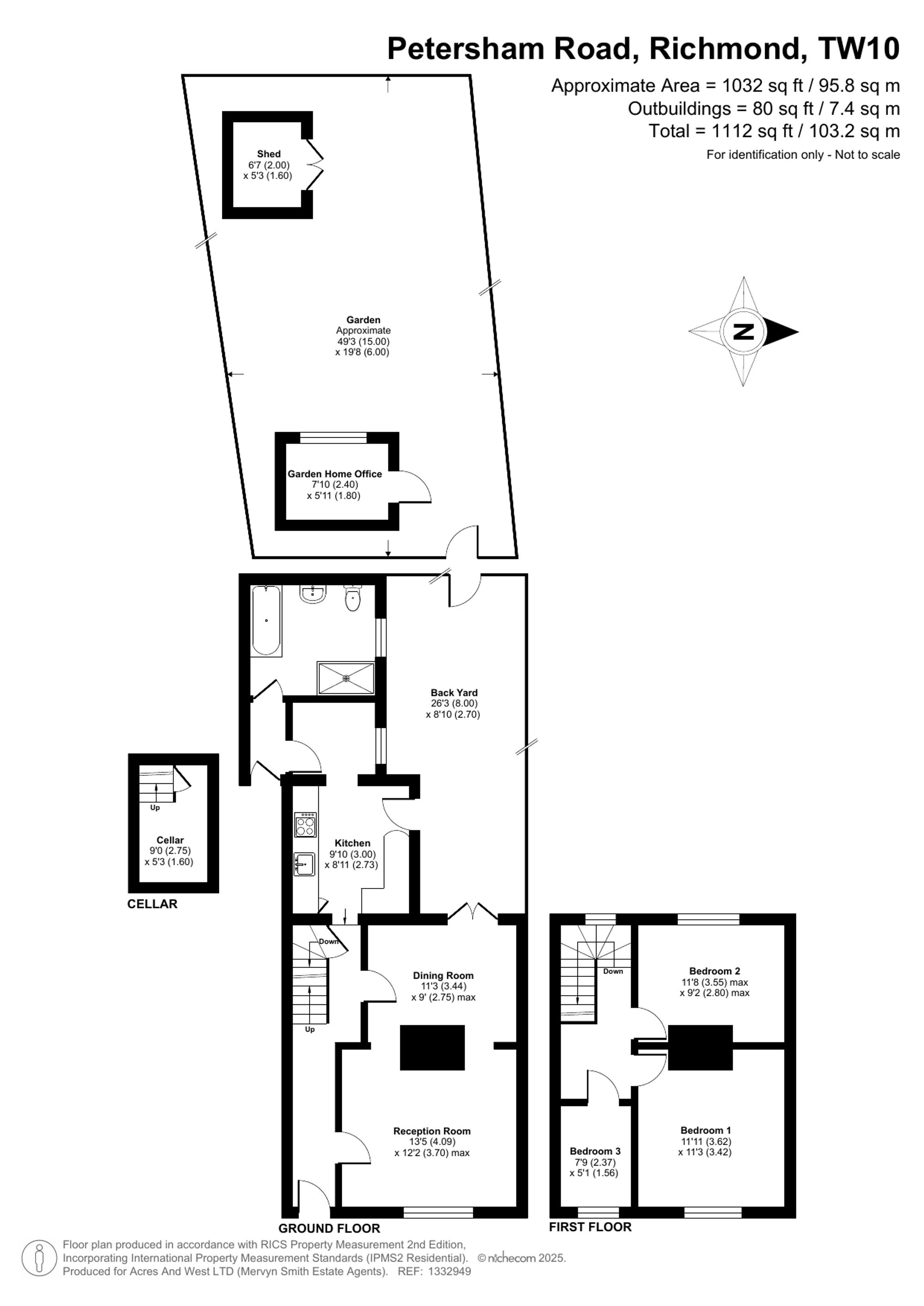 225 Petersham Road, Richmond floorplan