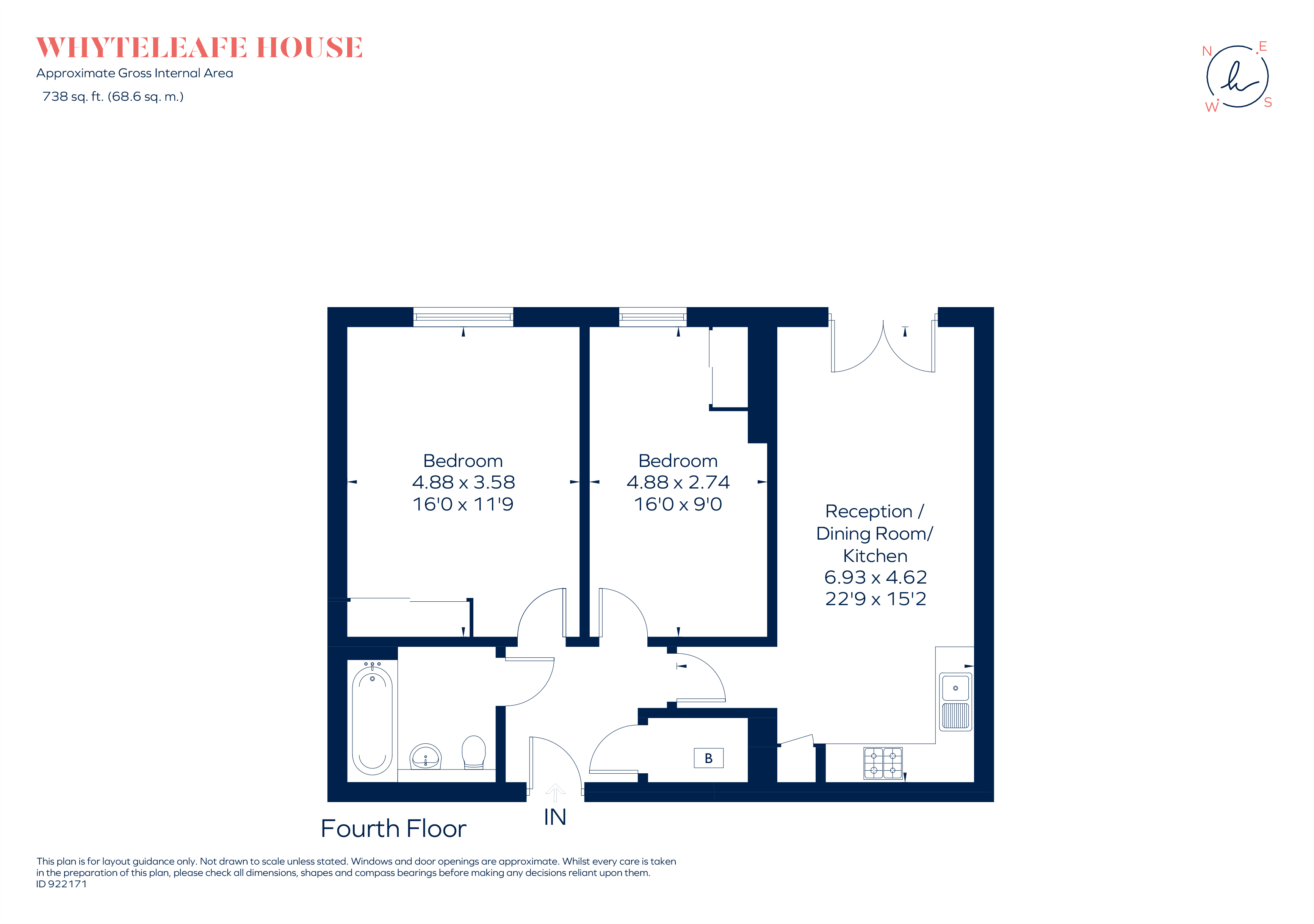 Whyteleafe House, Well Farm Road CR3, 2 bedroom flat to rent 64209673