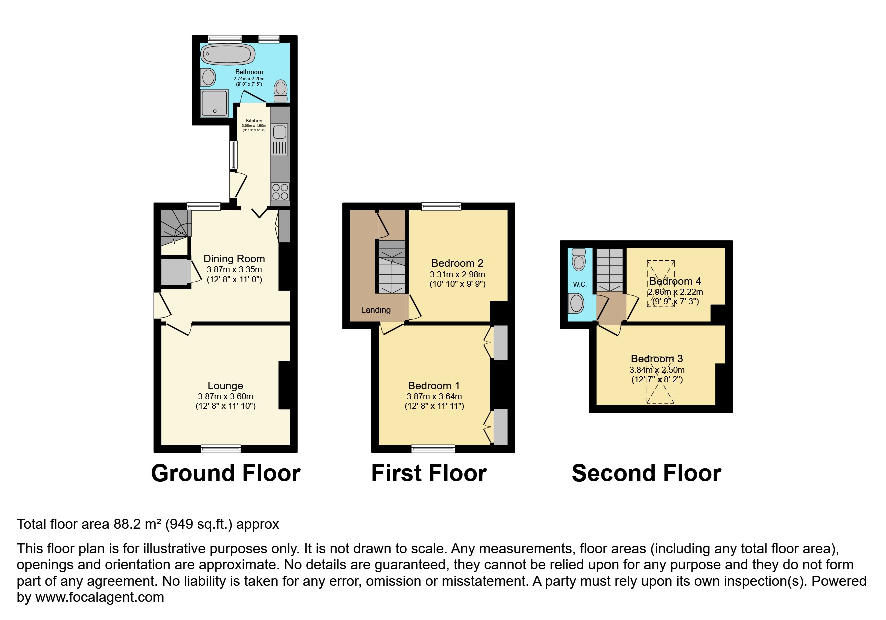 9, Castle Street, Sleaford floorplan