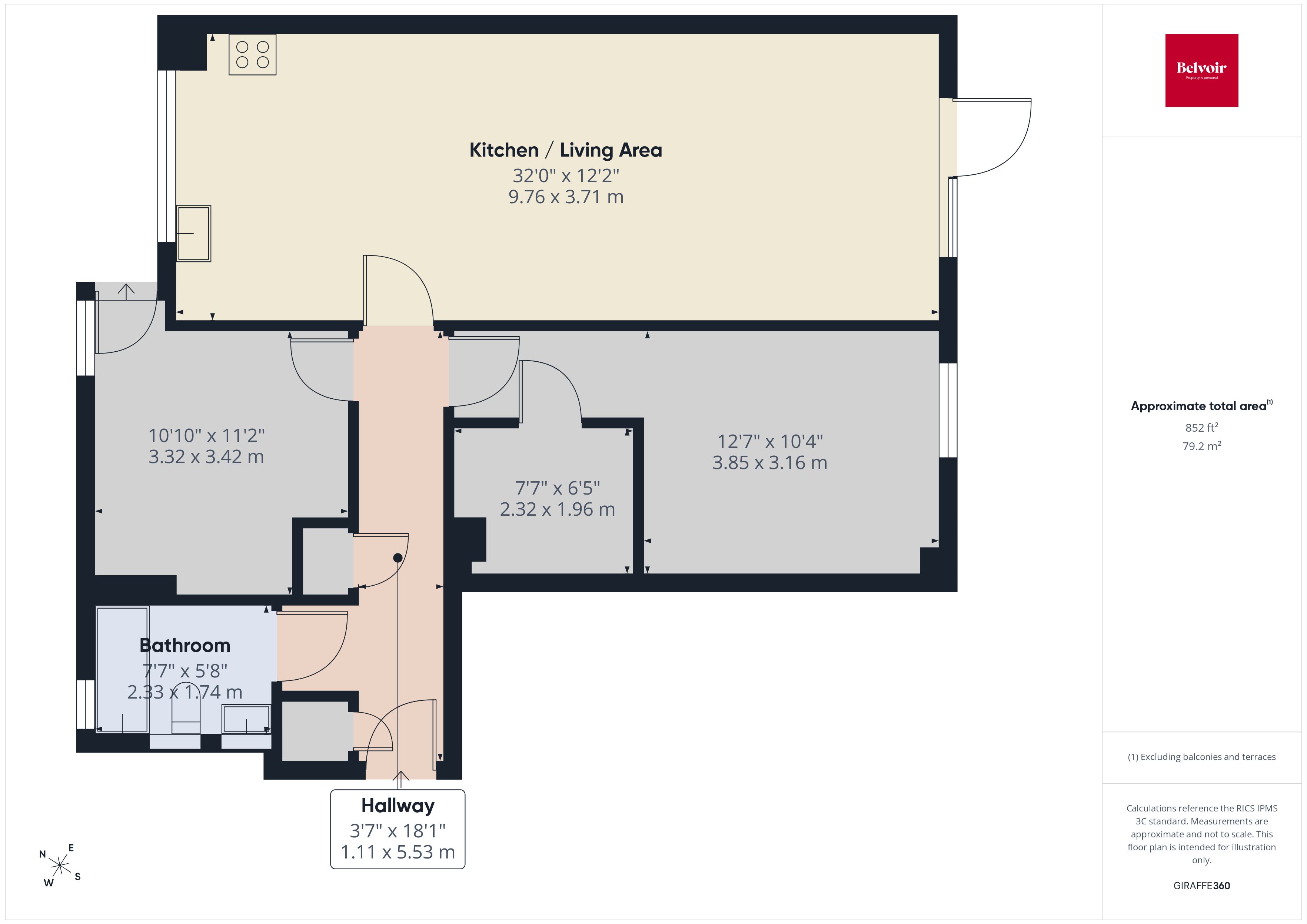 74, Merdian Bay, Trawler Road, Swansea floorplan