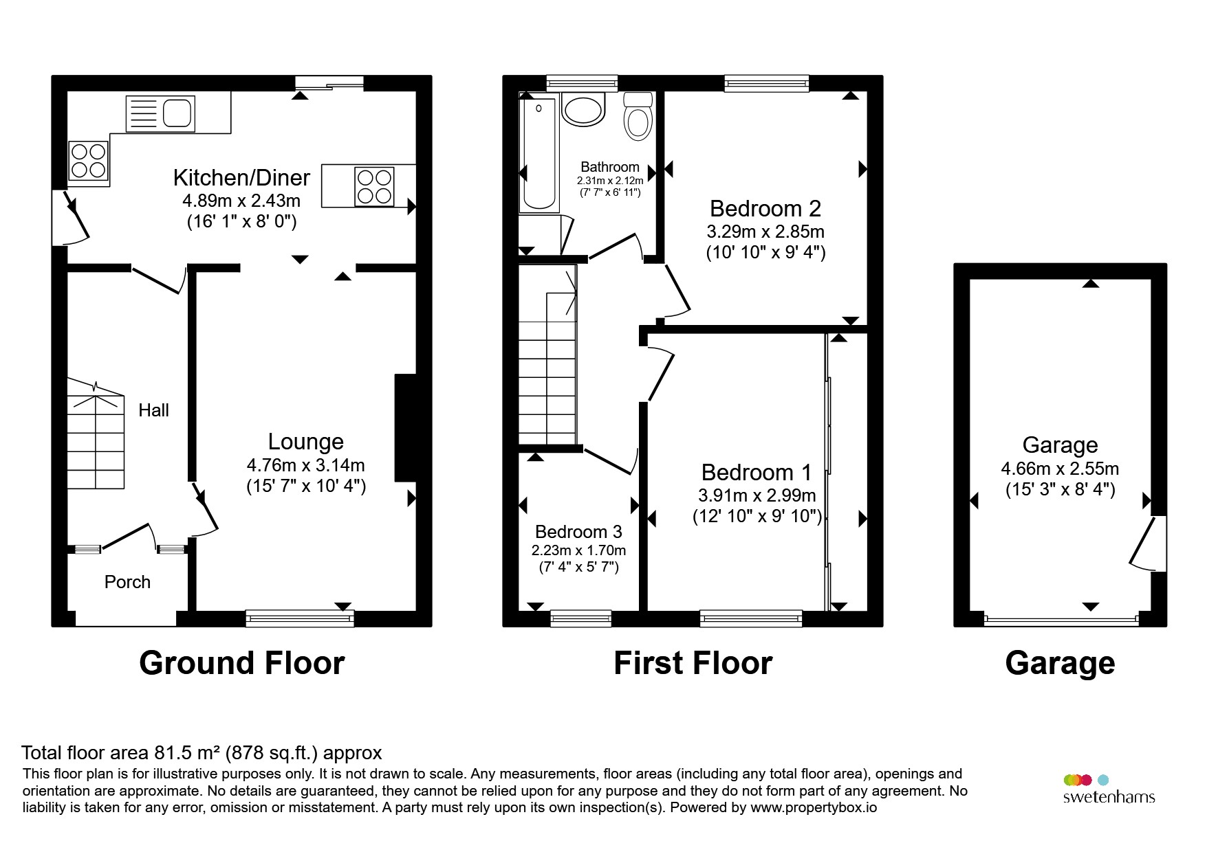 16, Virginia Drive, Chester floorplan