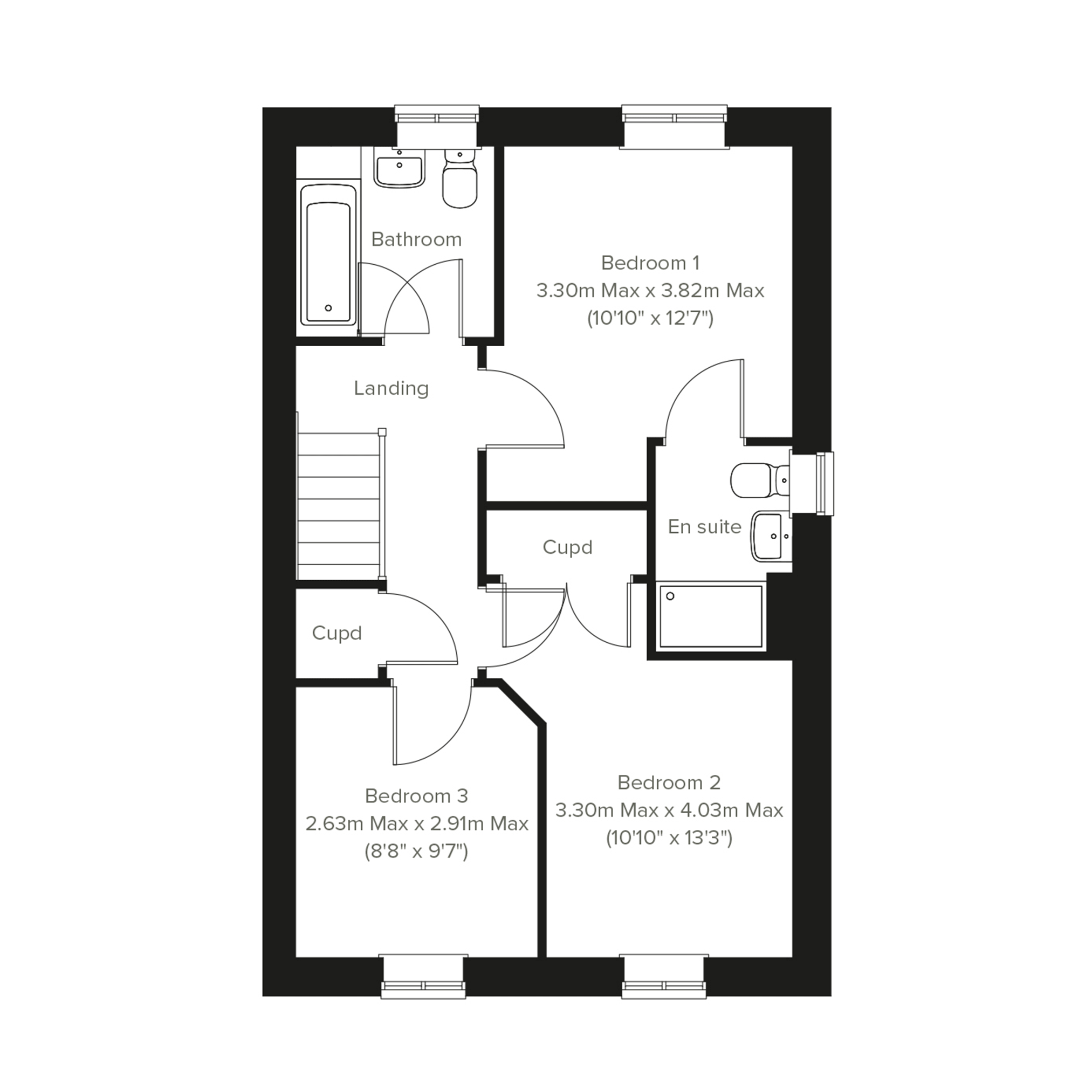 42, Greville Way, Melton Mowbray floorplan