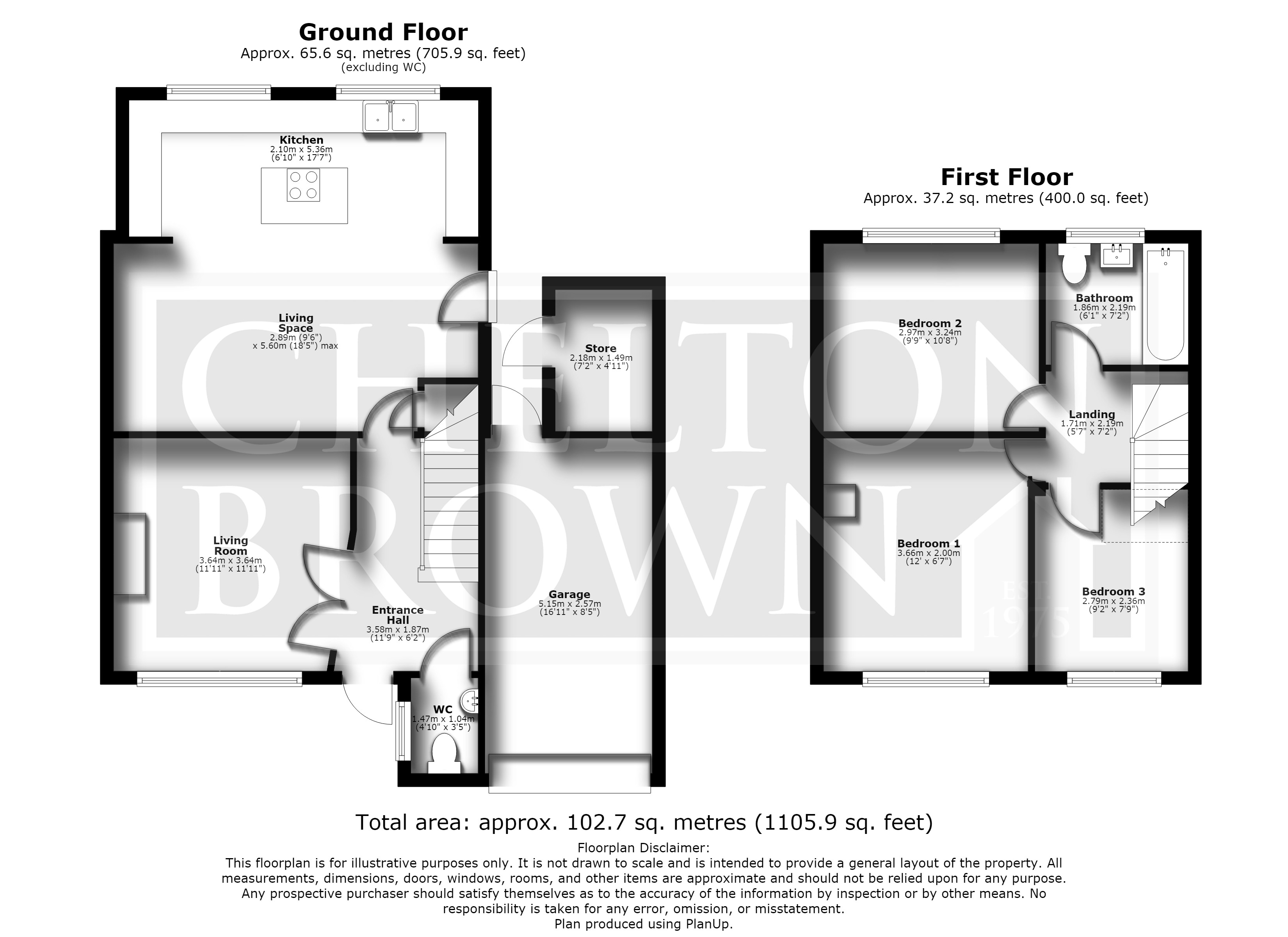 43, Meshaw Crescent, Northamptonshire floorplan