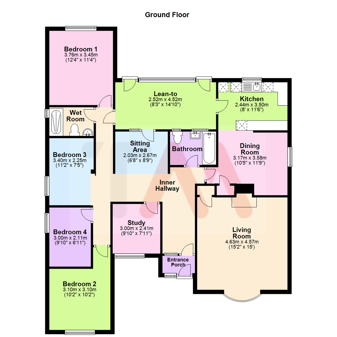 4 Bedrooms Detached bungalow for sale in Langford Road, Biggleswade SG18