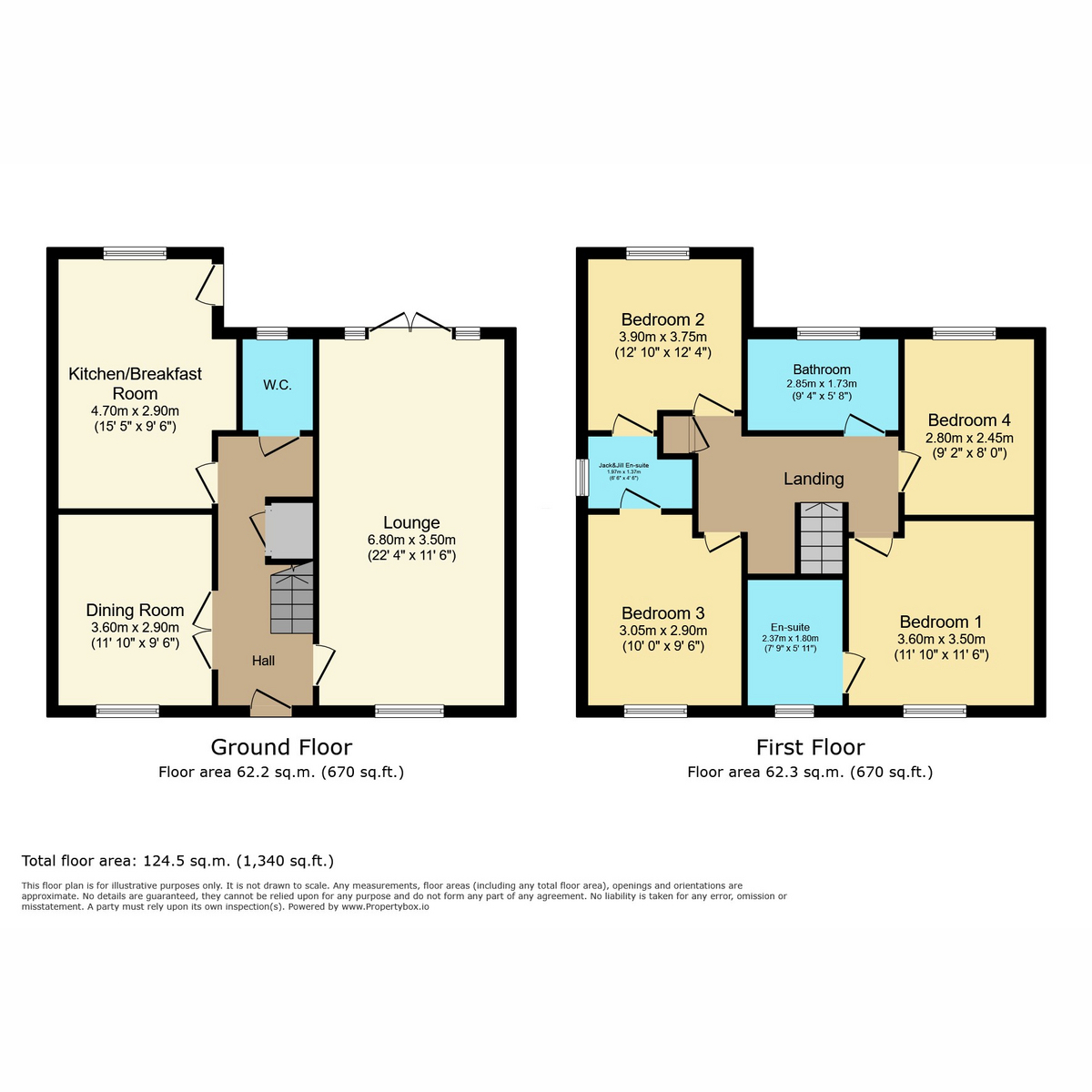 6, Leicester Close, Corby floorplan