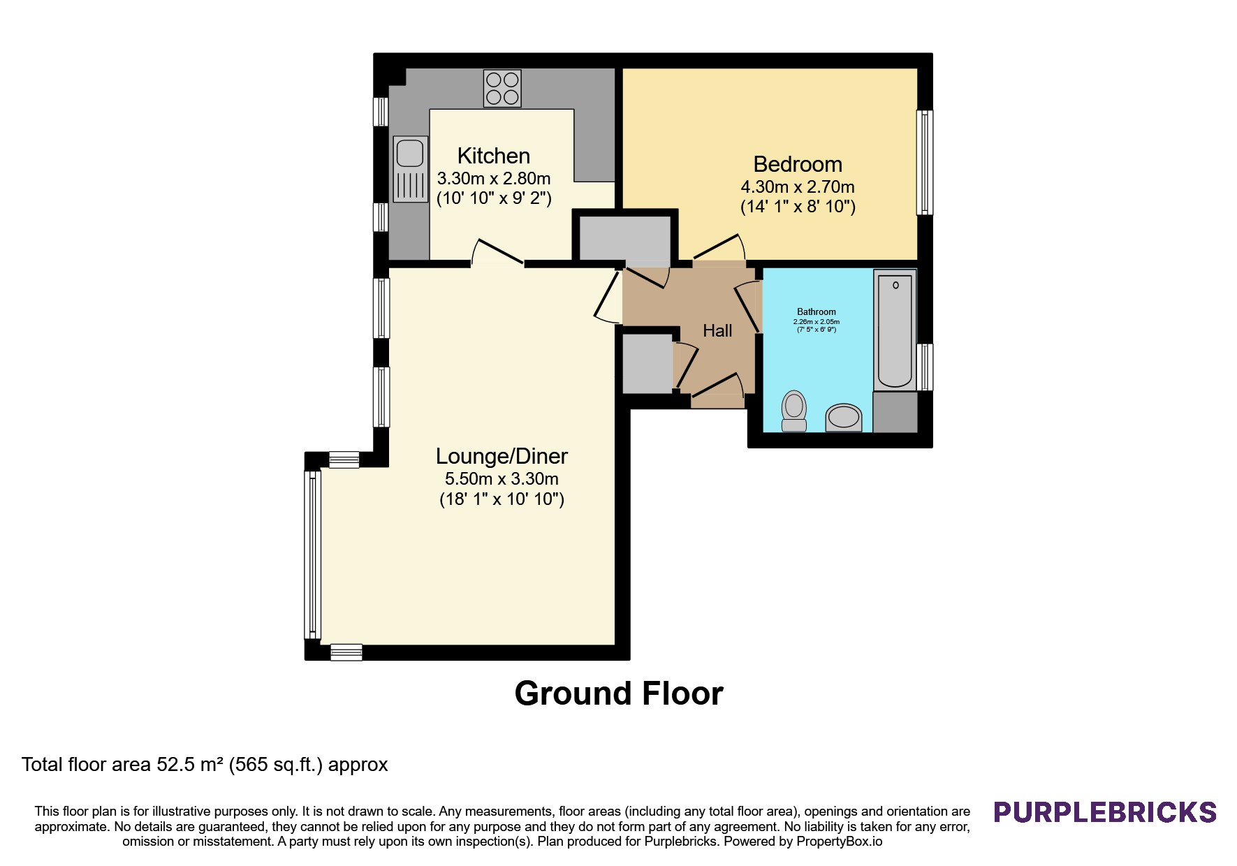 18, Grasgarth Close, London floorplan