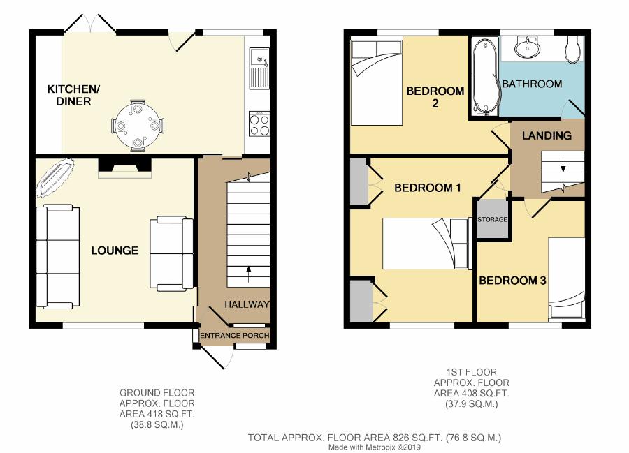 3 Bedrooms Semi-detached house for sale in Sherrin Way, Dundry, Bristol BS13