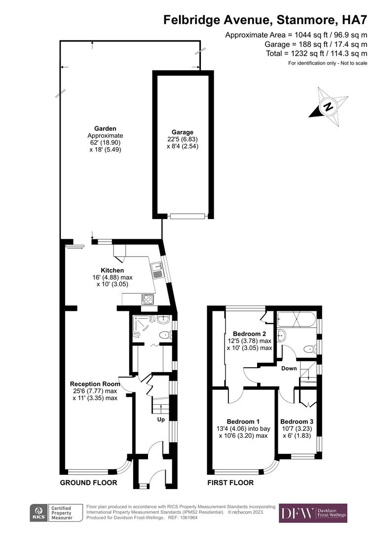 82, Felbridge Avenue, Stanmore floorplan
