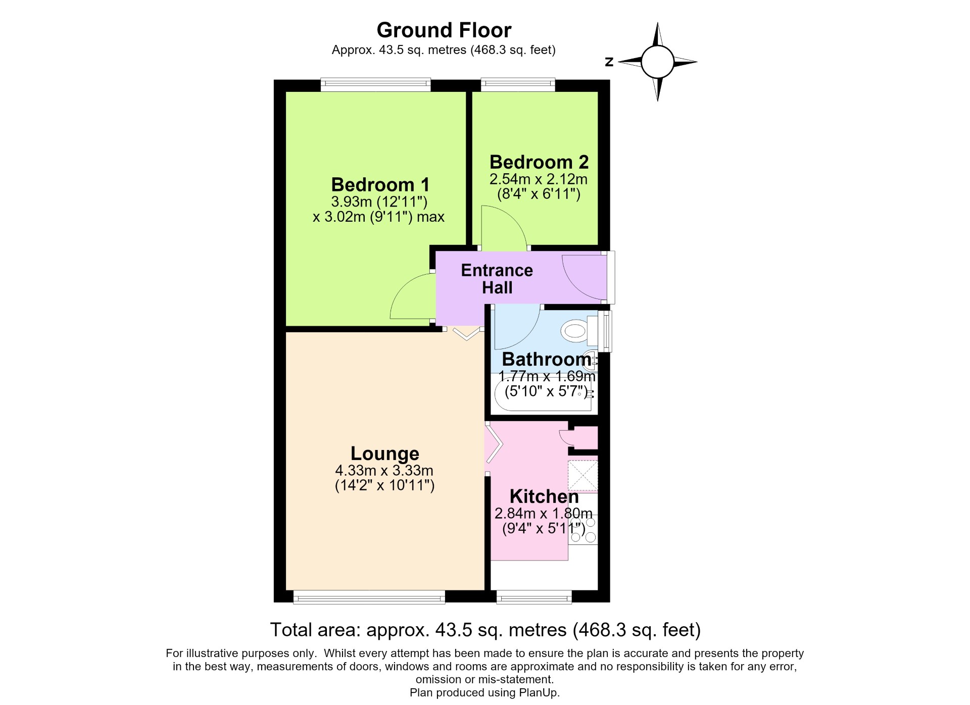 9, Fieldview Close, Coventry floorplan