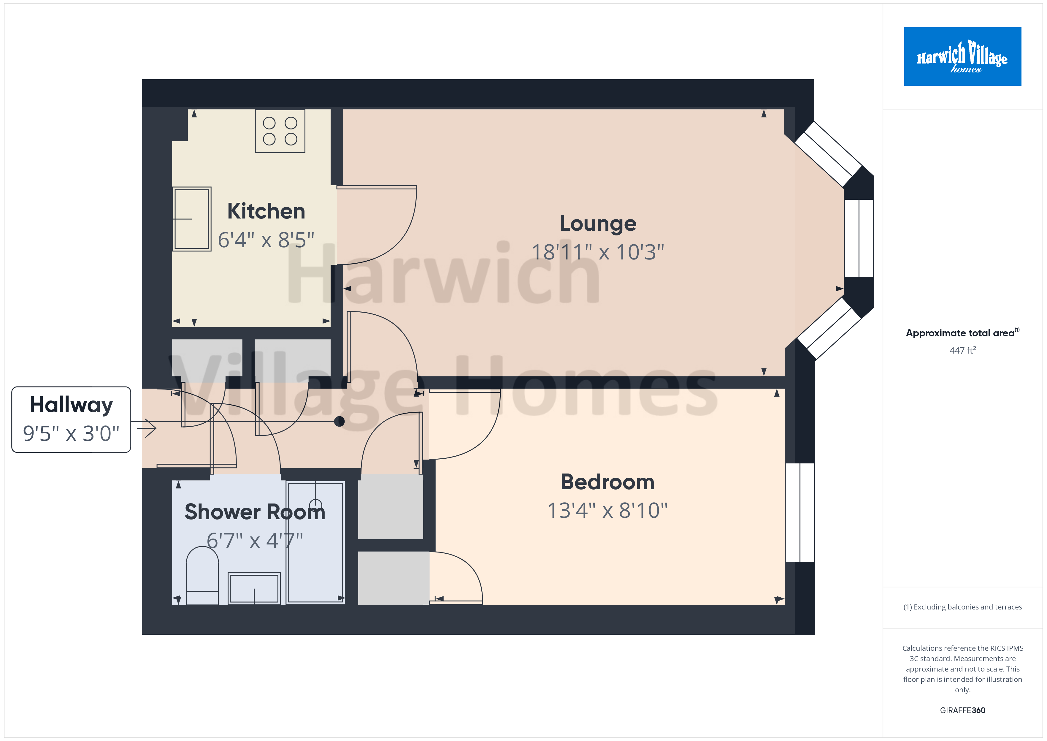 Flat 10, High Oaks,, Michaelstowe Drive, Essex floorplan