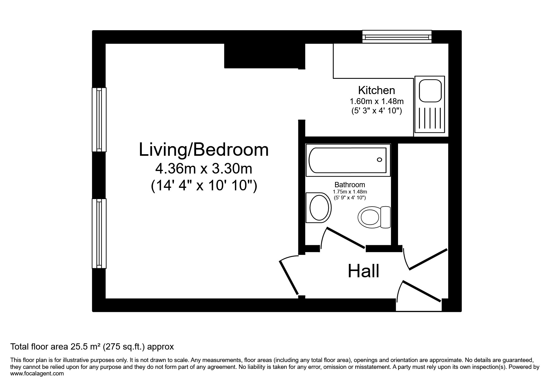Flat 5, 5, Vanbrugh Park Road West, London floorplan