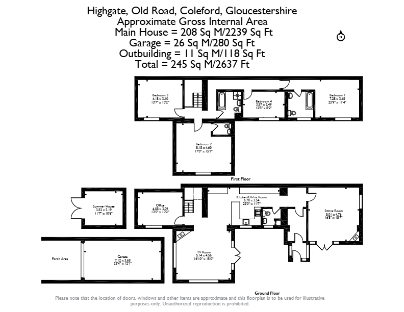 Highgate, Old Road, Coleford floorplan