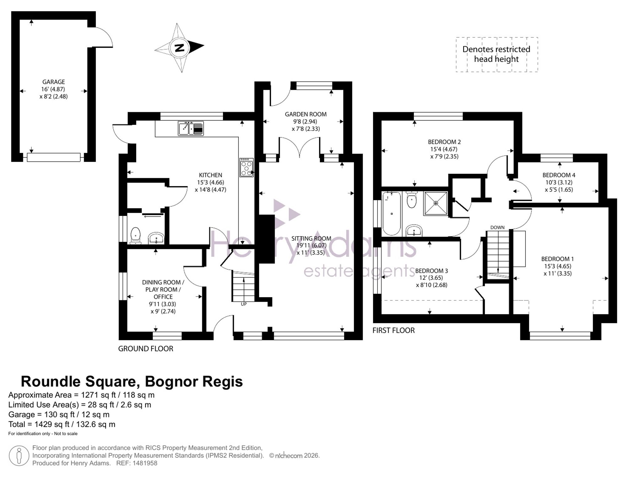 Roundle Square, Bognor Regis floorplan