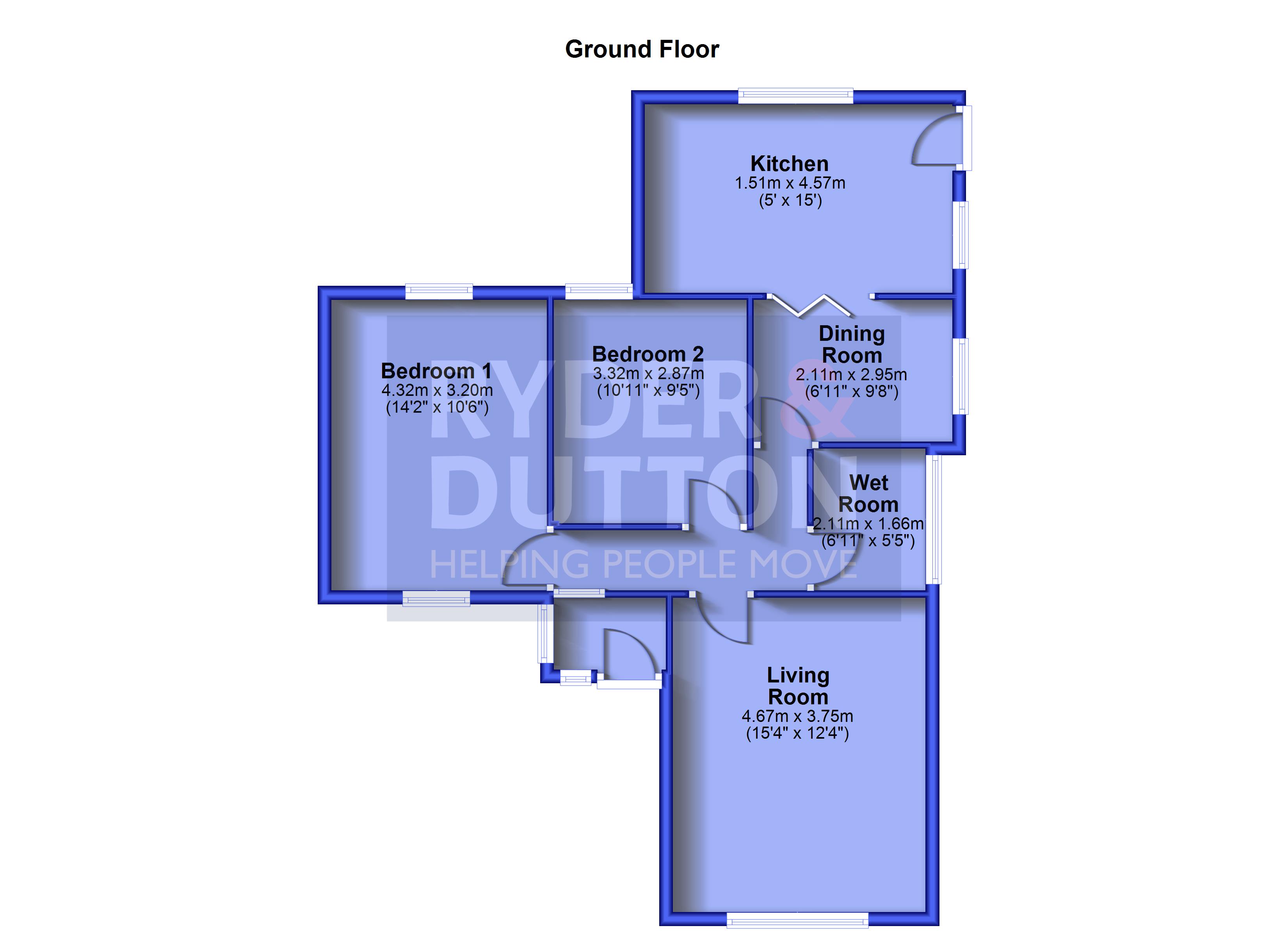 34, Park Avenue, Manchester floorplan