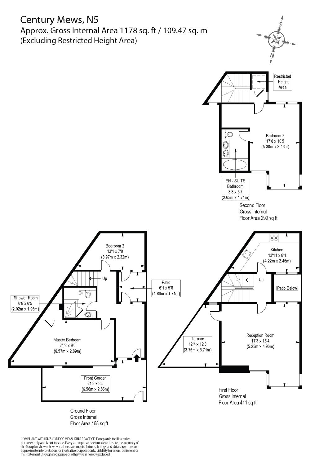 3 Bedrooms Terraced house to rent in Conewood Street, Highbury N5