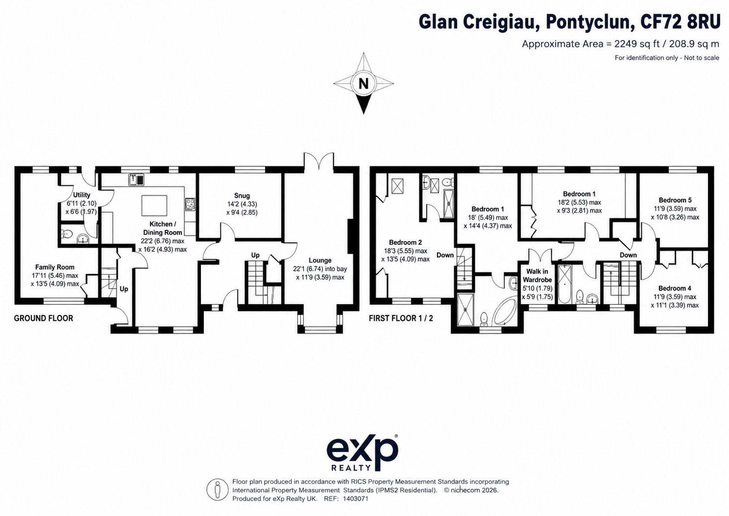 13, Glan Creigiau, Pontyclun floorplan