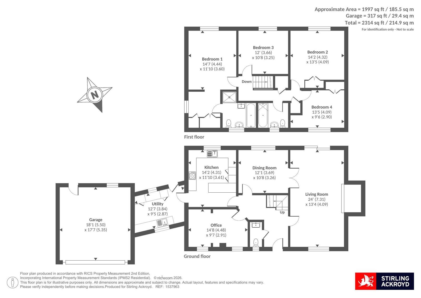 Horsell Common, Surrey floorplan