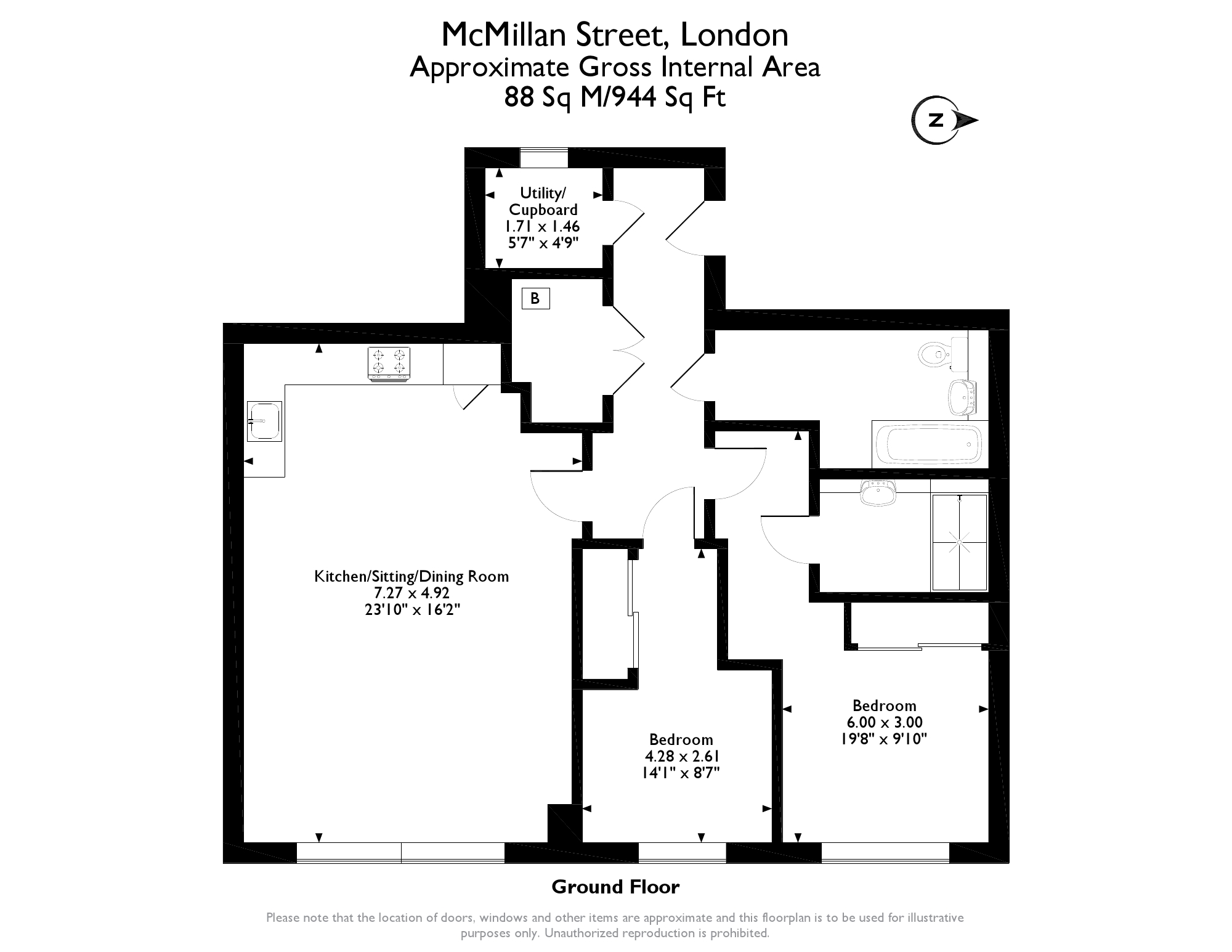 2 Bedrooms Flat for sale in Mcmillan Street, London SE8