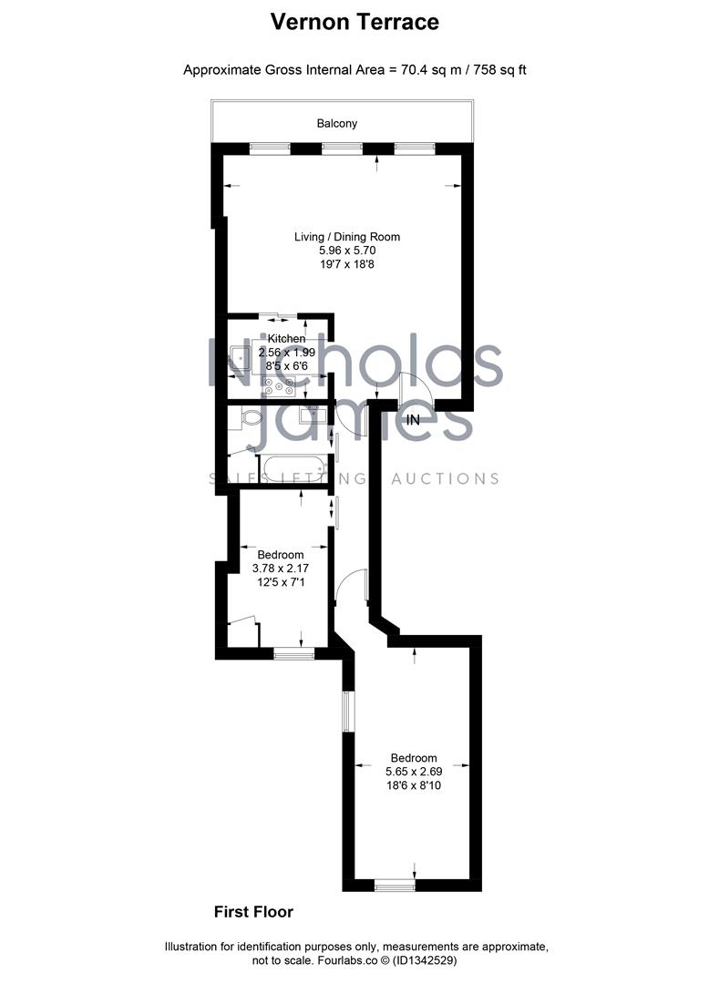 Vernon Terrace, Brighton floorplan