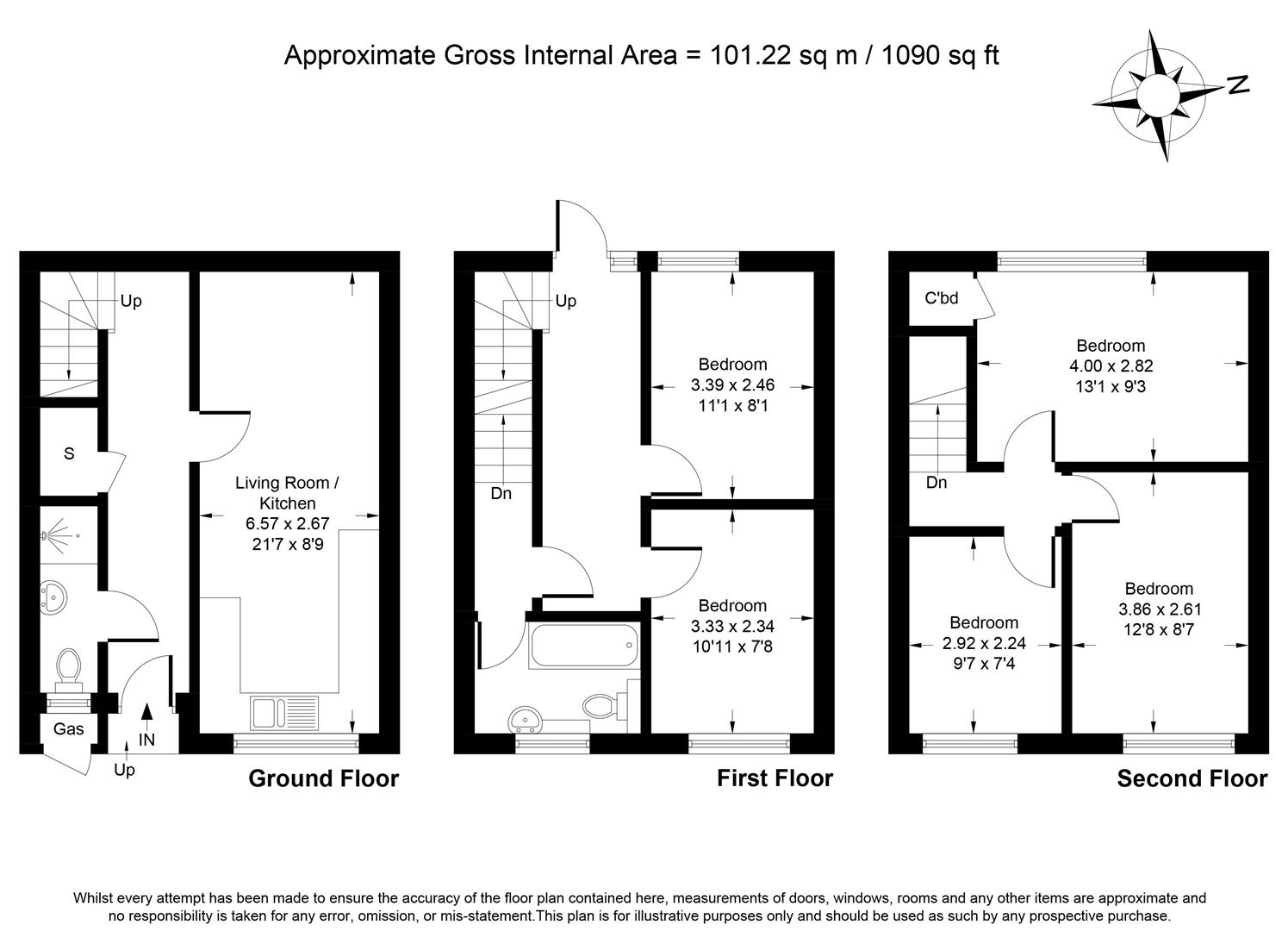 148, Guildford Park Avenue, Guildford floorplan