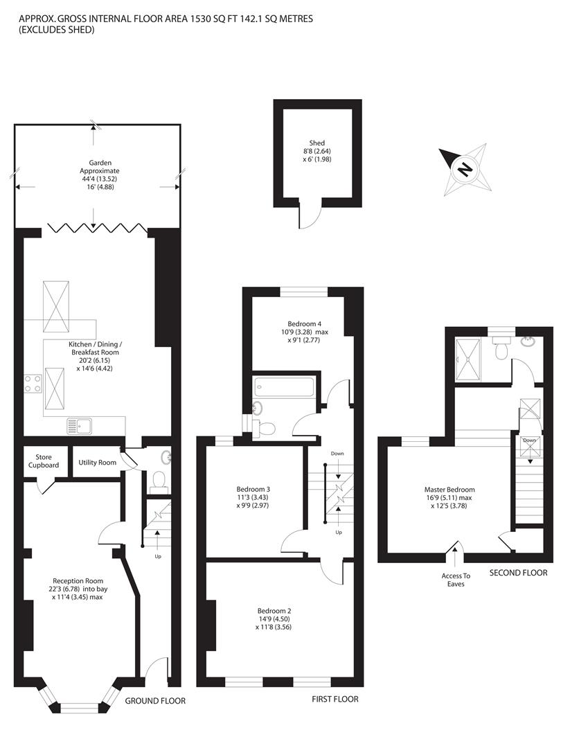 4 Bedrooms Terraced house for sale in Elton Road, Kingston Upon Thames KT2