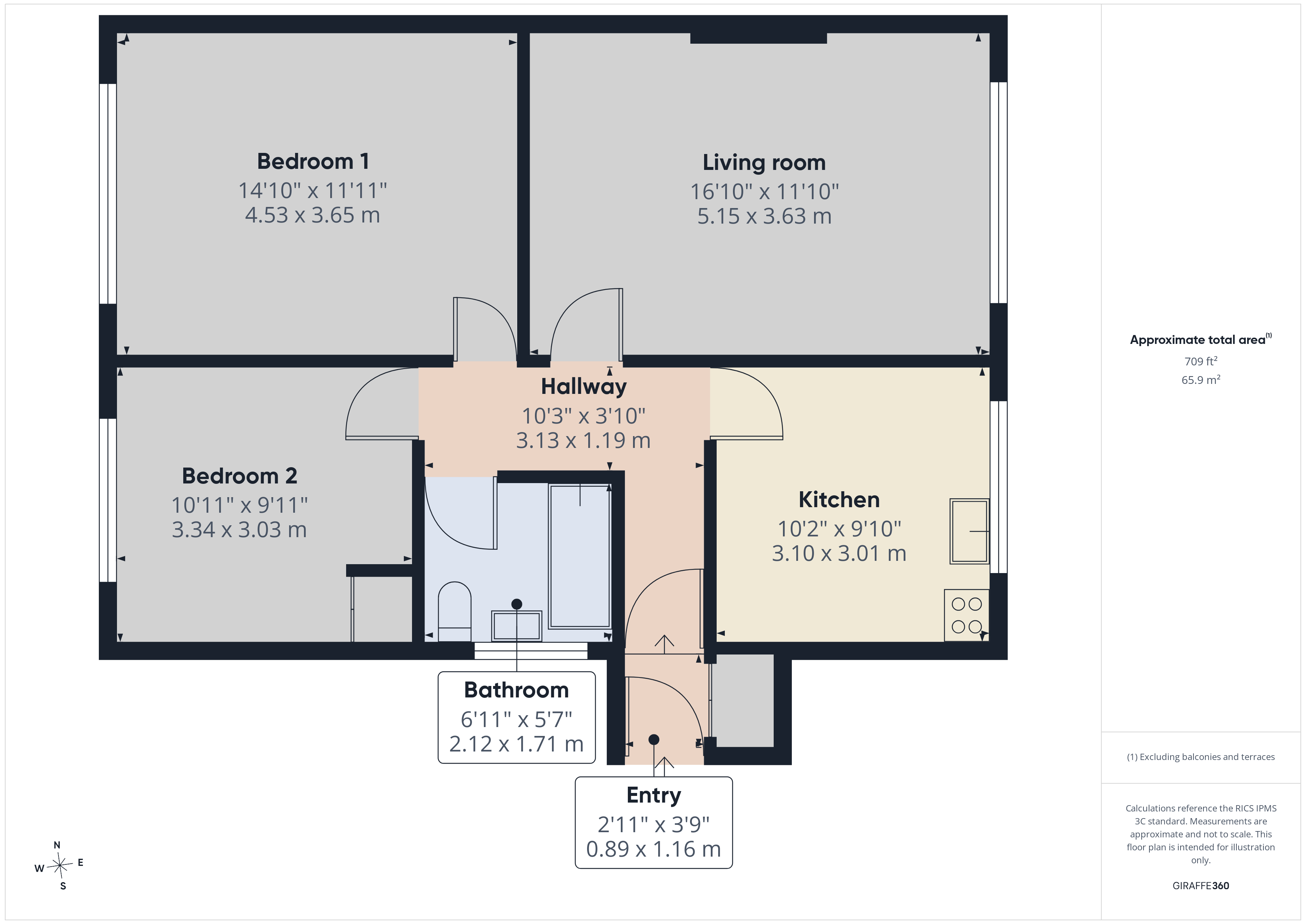 Smithy Crescent, Nottingham floorplan