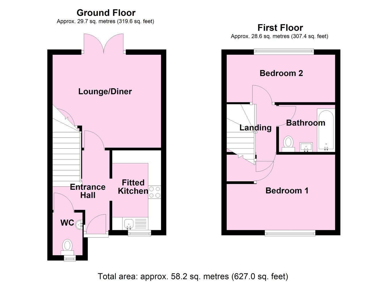 64c, Buxton Crescent, Leicester floorplan