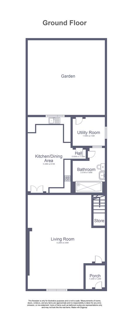 2, Duke Street, Pontypridd floorplan