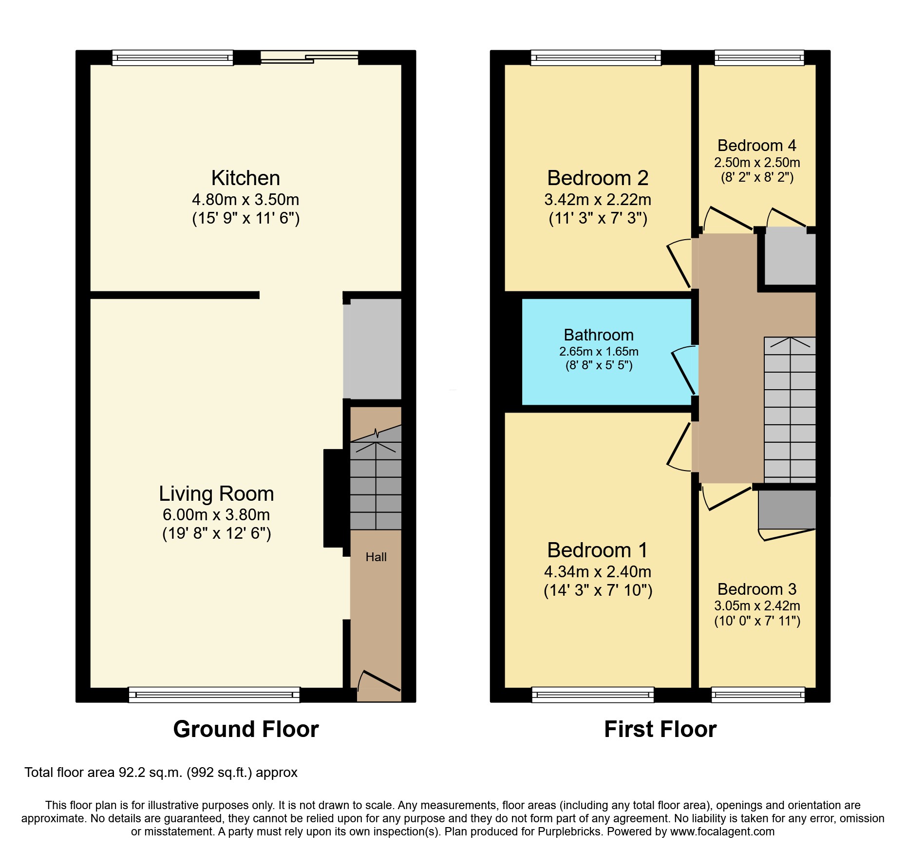 31, Pomfrett Gardens, Bristol floorplan