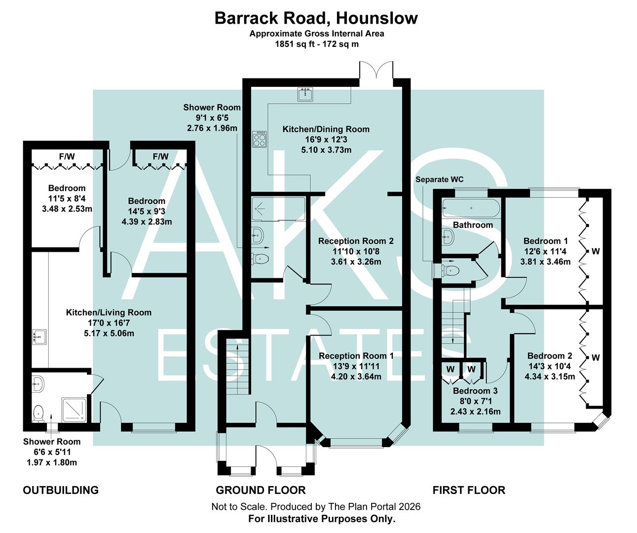 Barrack Road, Hounslow floorplan