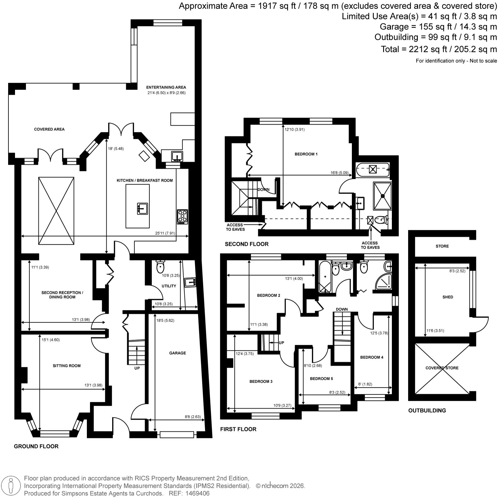 34, Rutson Road, Byfleet floorplan