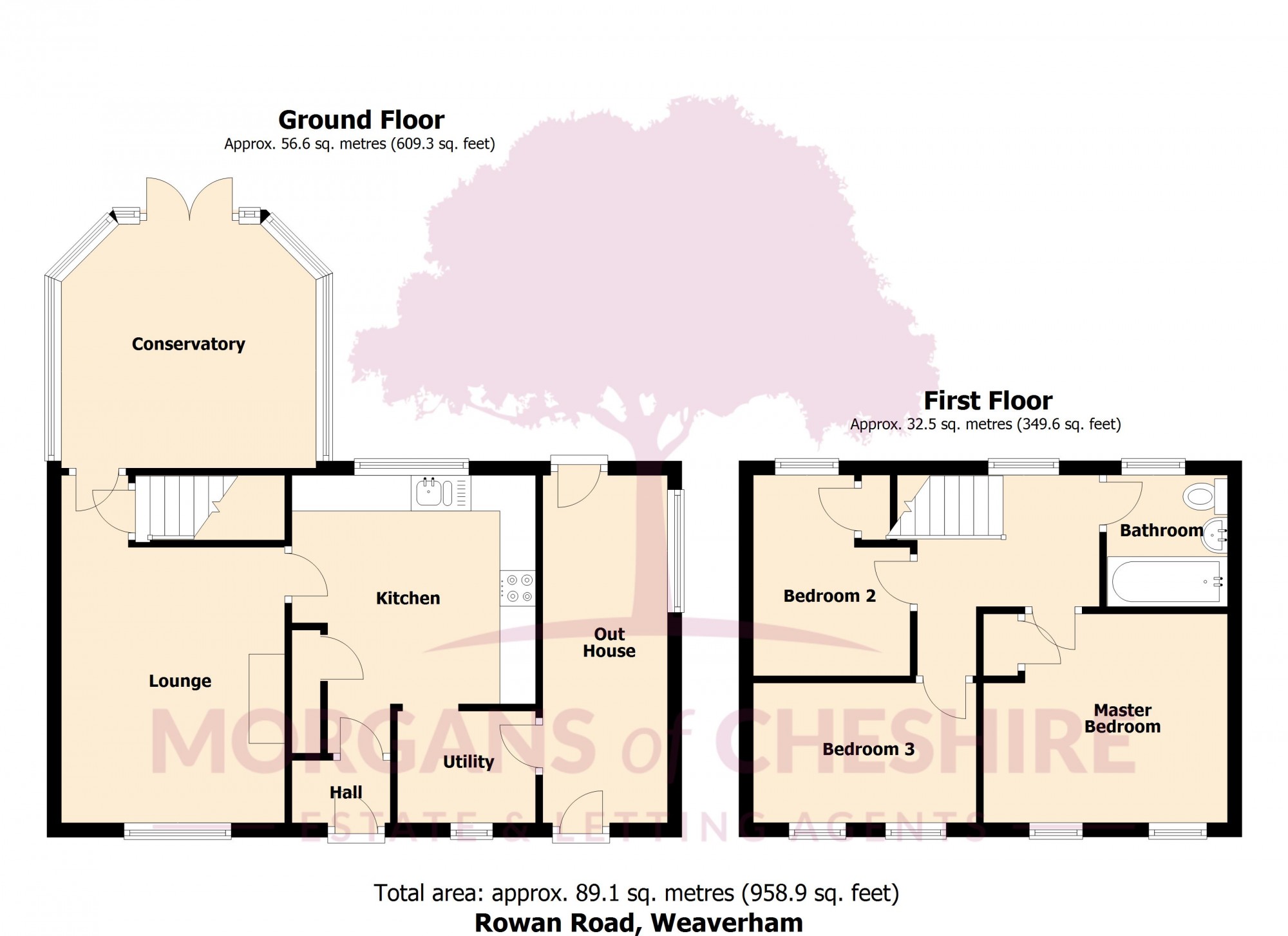 3 Bedrooms End terrace house for sale in Rowan Road, Weaverham, Cheshire CW8