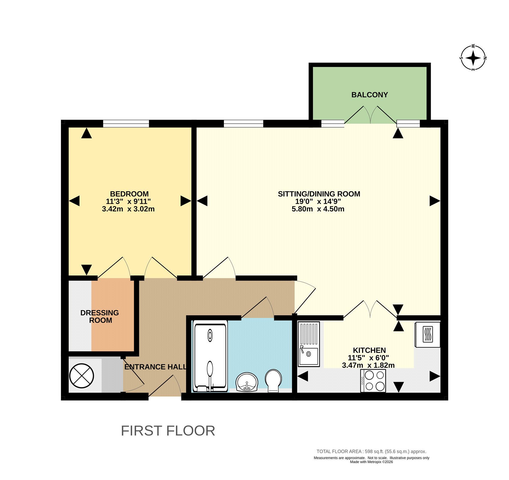 18, Wraymead Place, Reigate floorplan