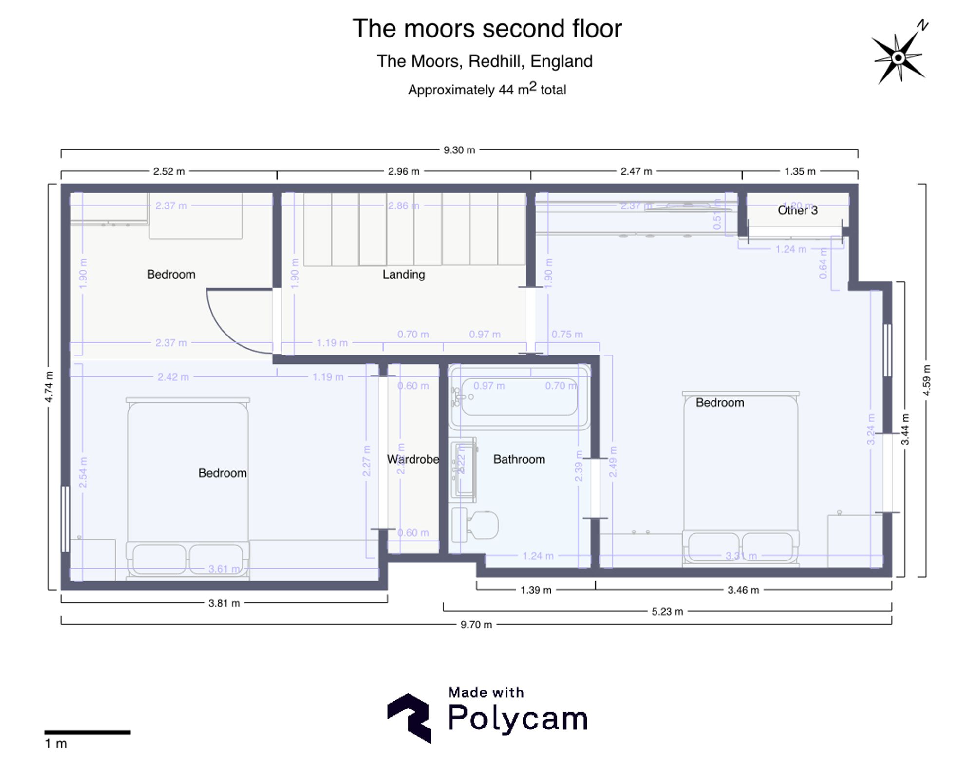 23 The Moors, Redhill floorplan