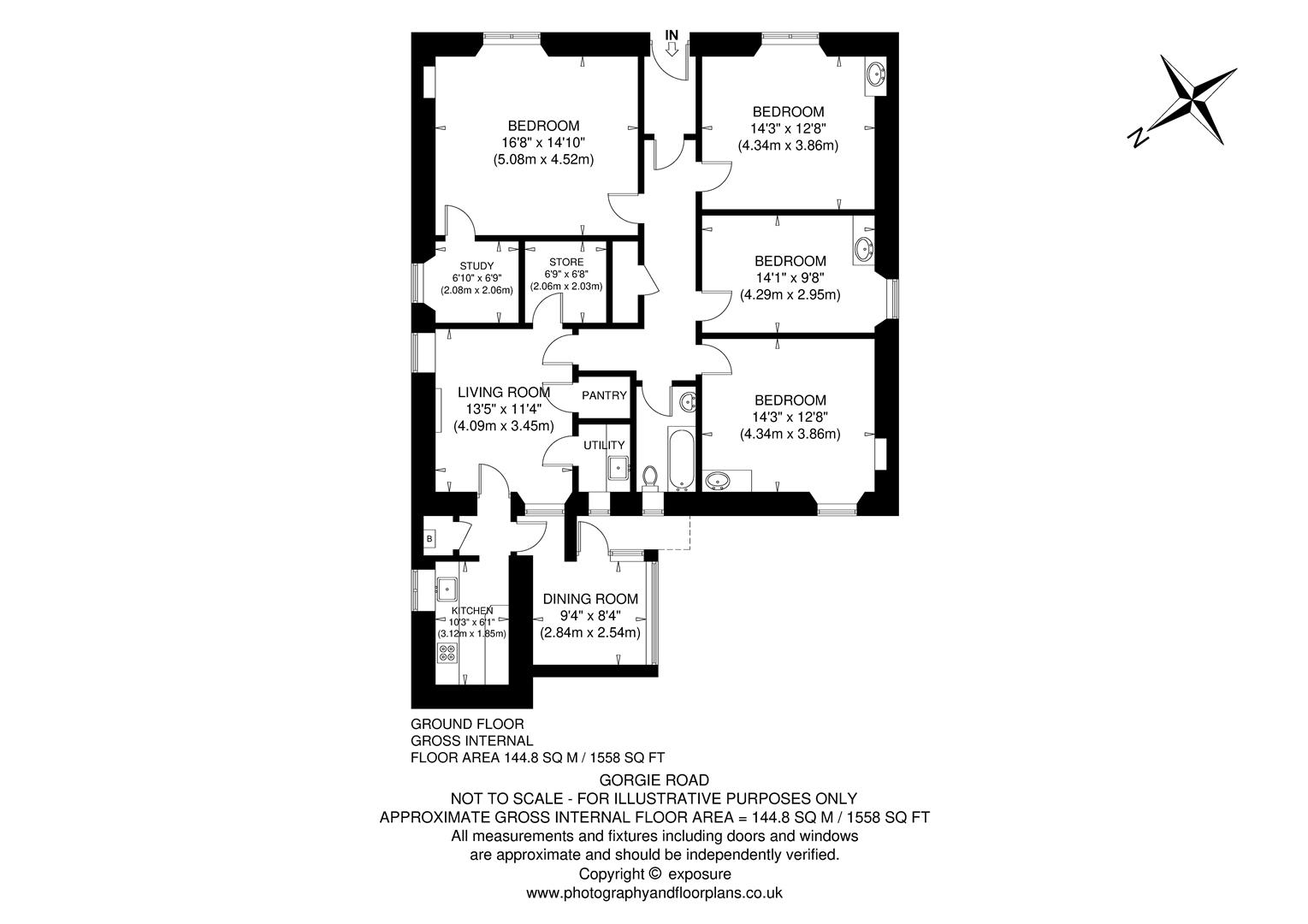 458, Gorgie Road, Edinburgh floorplan