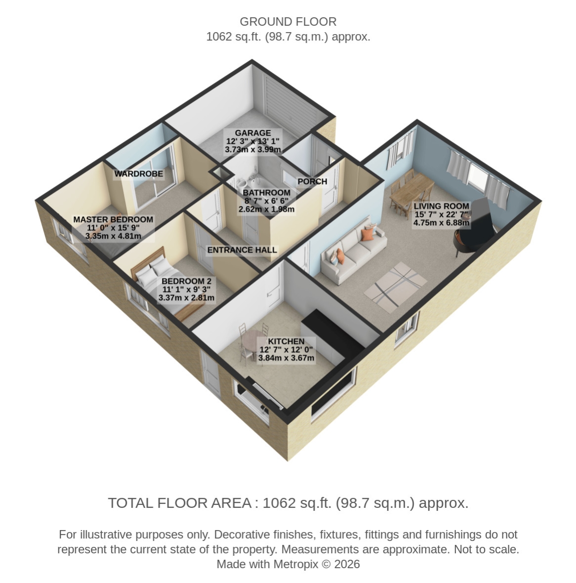 54, St. Germains Lane Marske-by-the-Sea, Redcar floorplan
