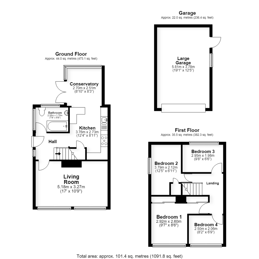 43, High View, Milton Keynes floorplan