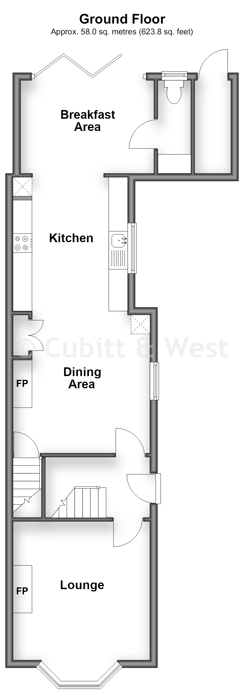 Arden, Upper Station Road, Henfield floorplan