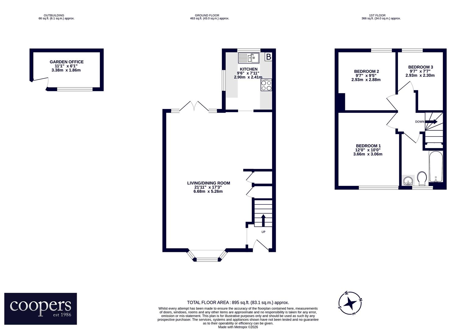19, Dagnall Crescent, Uxbridge floorplan