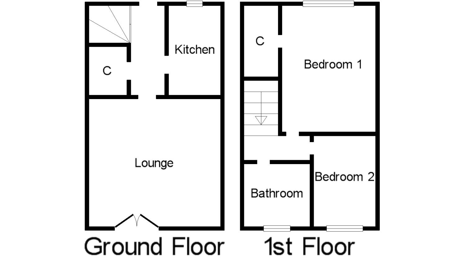 2 Bedrooms End terrace house for sale in Broughton Road, Summertson, Glasgow G23